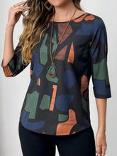 EMERY ROSE Women's Crew Neck Basic Shirt, Casual Fall Outfits For Work